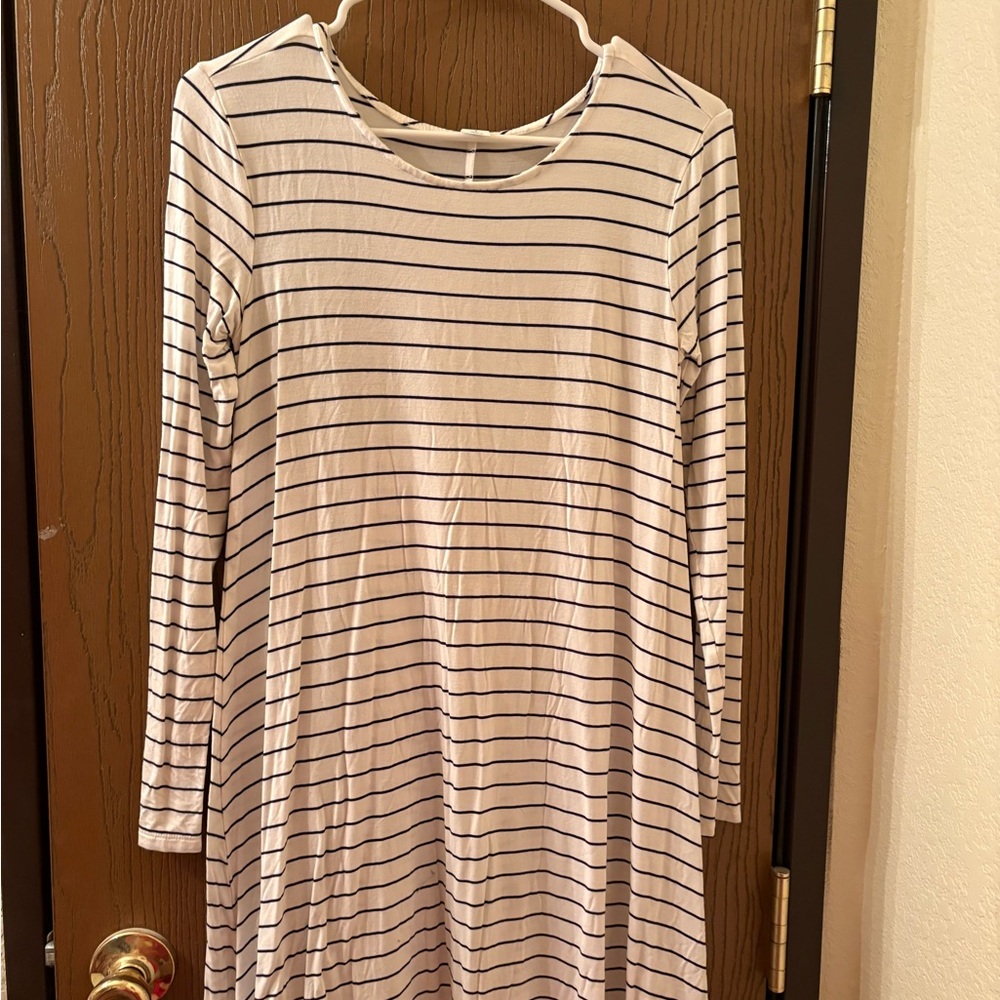 Old navy Striped Long Sleeve Dress